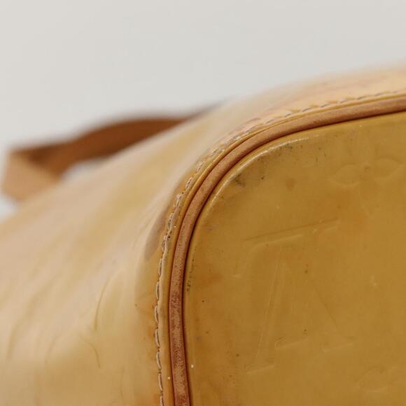 LOUIS VUITTON Monogram Vernis Houston Hand Bag Beige M91004 - Picture 9 of 16